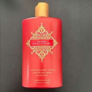 Victoria's Secret Merry Vanilla Twirl Body Lotion - Red